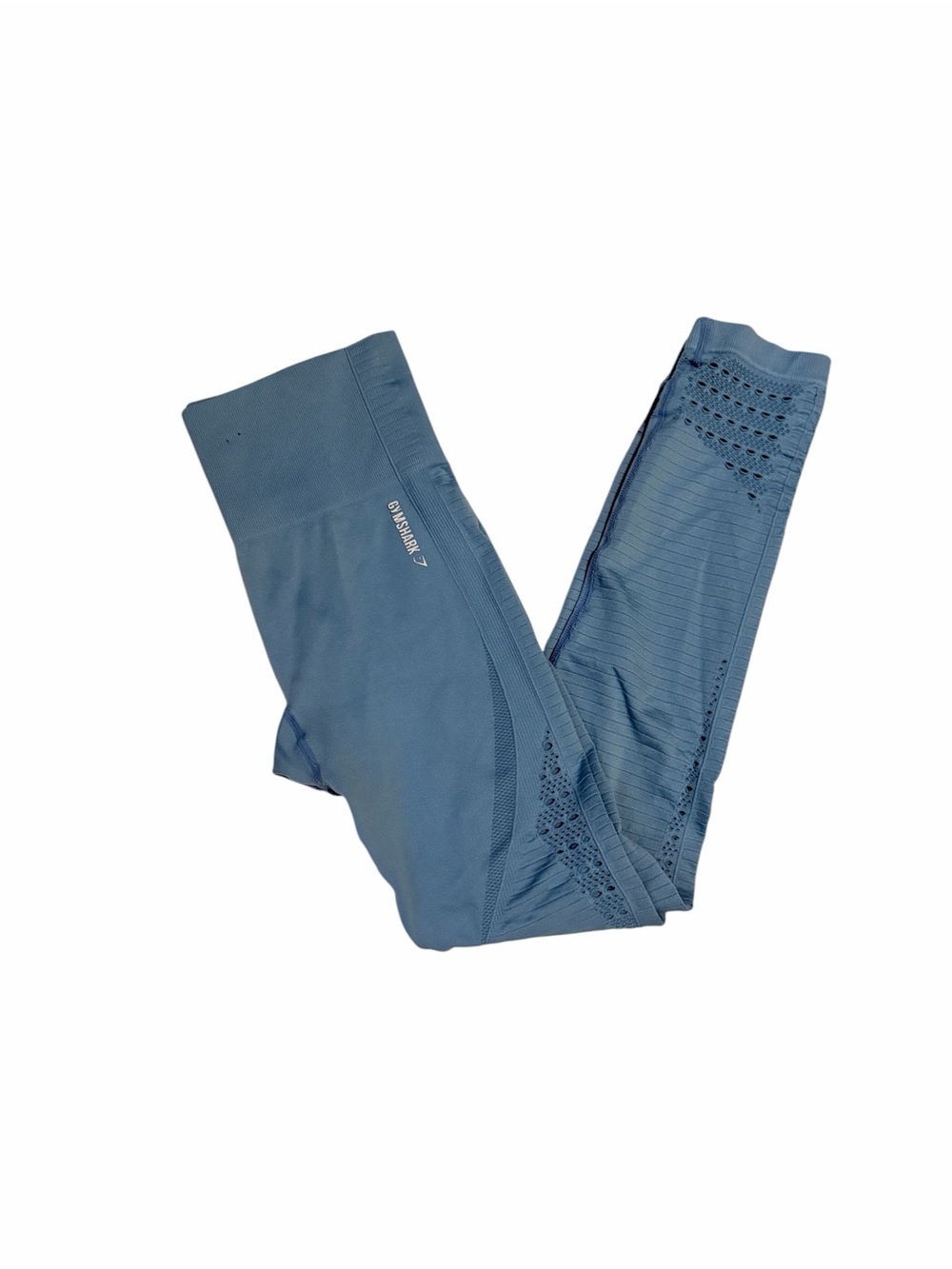 Gymshark blue seamless breathable leggings